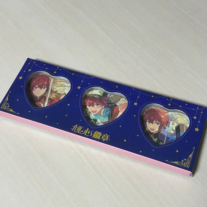 [BUNJANG] Ensemble Stars! Suou Tsukasa Heart Can Badge Set (3 Types) / 앙스타 스오우 츠카사 중스타 하트 캔뱃지 양도