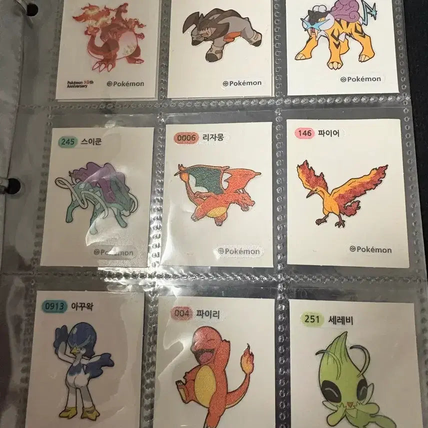 [BUNJANG] Pokemon Stickers Bundle Set / 포켓몬띠부씰30개+5개