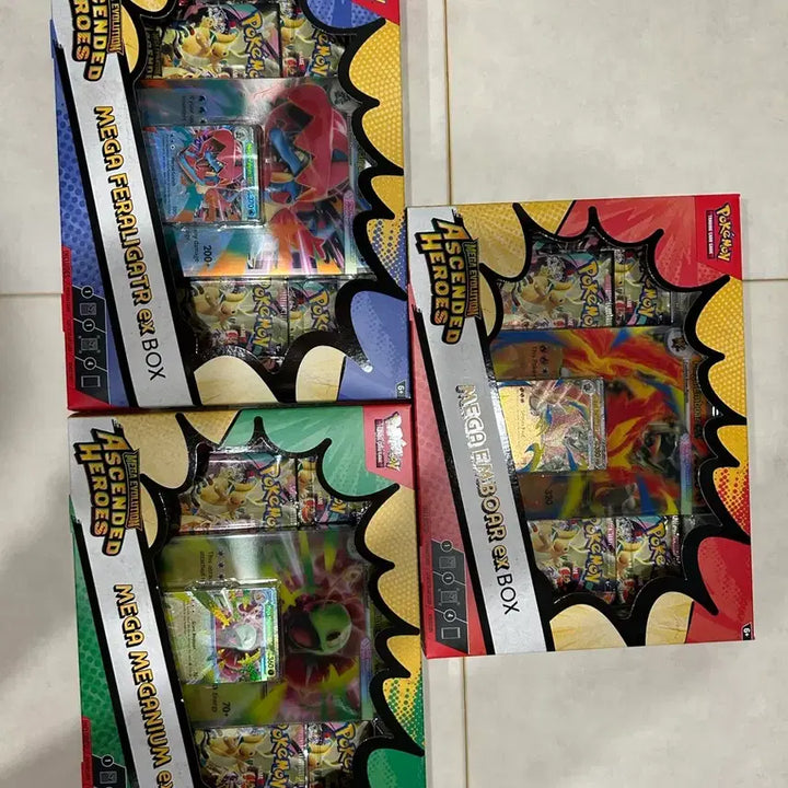 [BUNJANG] Pokemon Ascended Heroes Mega Box Set (3 Types) / 포켓몬 어센디드 히어로즈 박스