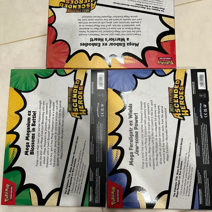 [BUNJANG] Pokemon Ascended Heroes Mega Box Set (3 Types) / 포켓몬 어센디드 히어로즈 박스