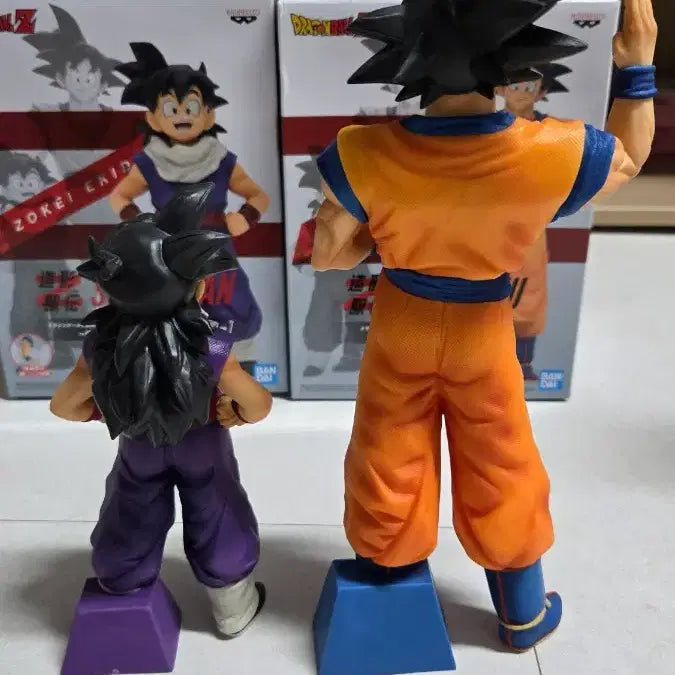[BUNJANG] Dragon Ball Z Goku &amp; Gohan Figure Set (2 Types) / 드래곤볼 Z 손오공 손오반 조형역전 피규어 2종 세트