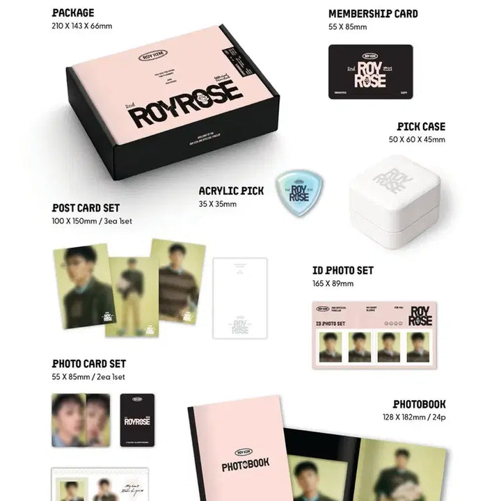 [BUNJANG] Roy Kim 2nd Official Fanclub Kit Full Box / 로이킴 2기 공식 팬클럽 키트 풀박스