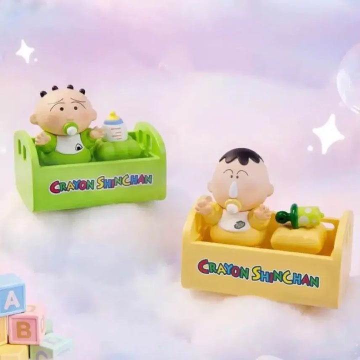 [BUNJANG] Crayon Shin-chan Baby Series Figure Keycap / 짱구 베이비 시리즈 키캡 피규어 키링 클리커 맹구 피규어