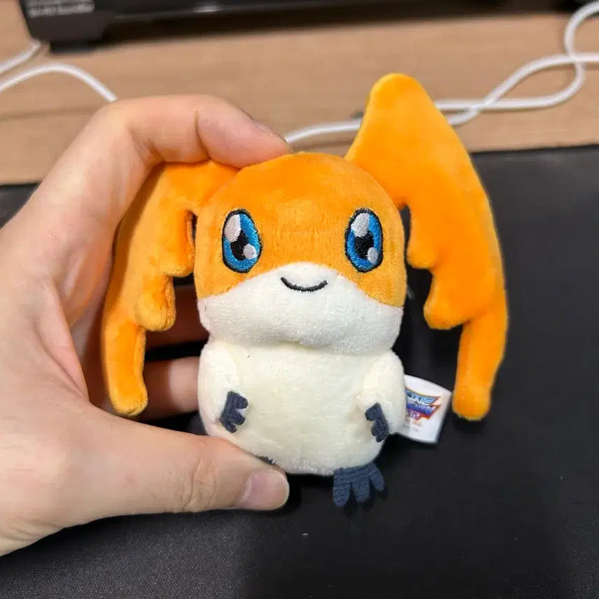 [BUNJANG] Digimon Tamers Tentomon 8cm Plush Keychain / (정품 최저가) 디지몬 테이머즈 파닥몬 8cm 인형 키링 어드벤처