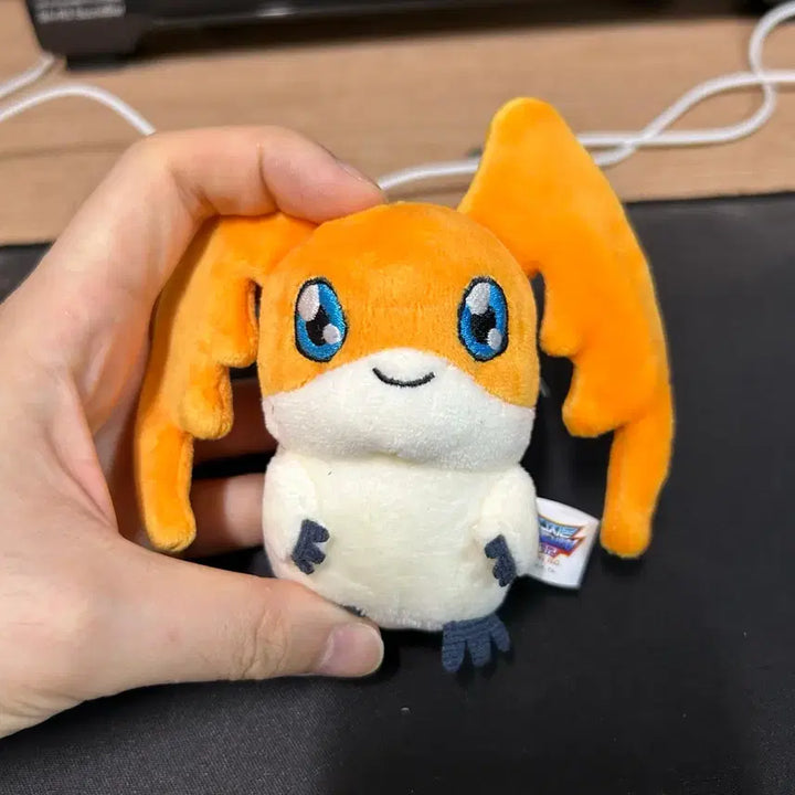 [BUNJANG] Digimon Tamers Tentomon 8cm Plush Keychain / (정품 최저가) 디지몬 테이머즈 파닥몬 8cm 인형 키링 어드벤처