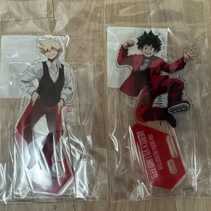 [BUNJANG] My Hero Academia Bakugo &amp; Midoriya Acrylic Stand Set / 히로아카 바쿠고 미도리야 아크릴스탠드 2종