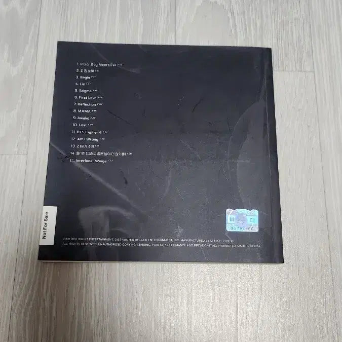 [BUNJANG] BTS WINGS Album Signed / BTS WINGS 비매 친필 사인 앨범 판매