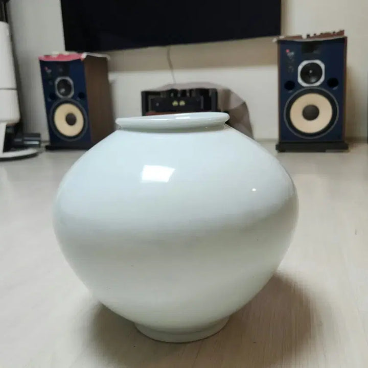 [BUNJANG] Master Cho Han-kyung Celadon Porcelain Moon Jar (1st Generation) / 1세대 조평 조한경 명장 백자 달항아리 도자기