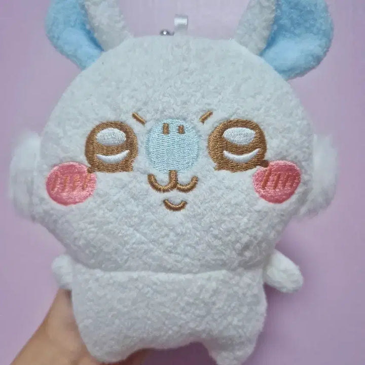 [BUNJANG] Chiikawa Momonga Carabiner Pouch Plush / 치이카와 모몽가 카라비너 파우치 먼작귀 인형