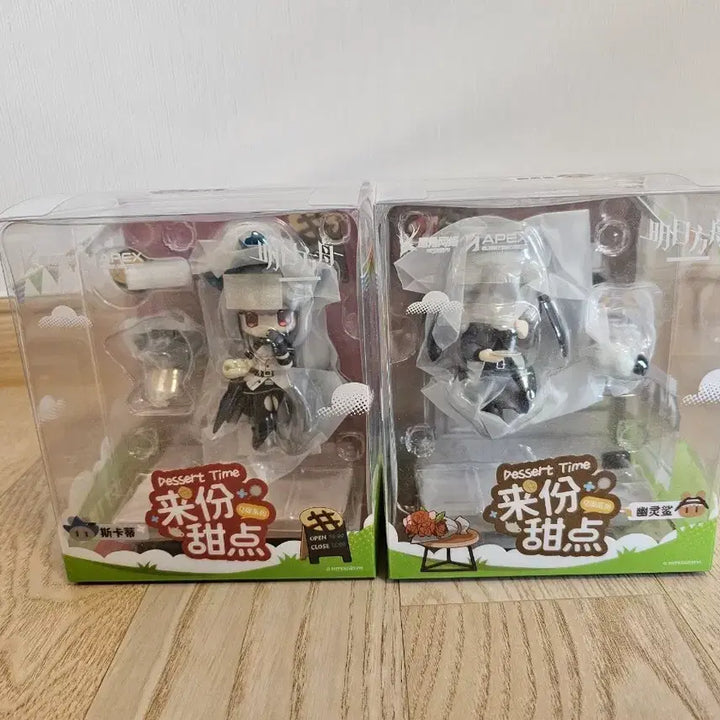 [BUNJANG] Arknights Dessert Time Skadi &amp; Specter Figure Set / apex 명일방주 디저트 타임 스카디&amp;스펙터