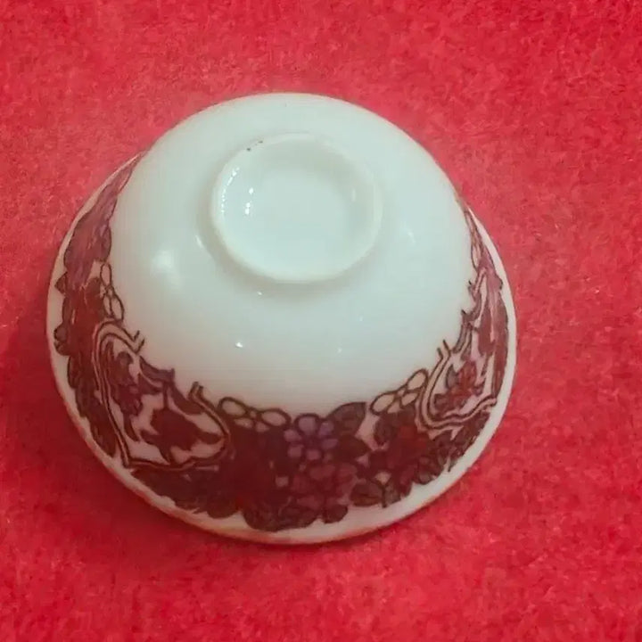 [BUNJANG] Vintage Chinese Beauty Porcelain Cups Set with Case / 중국풍 미인도 빈티지 찻잔/술잔 12개 전용함 세트