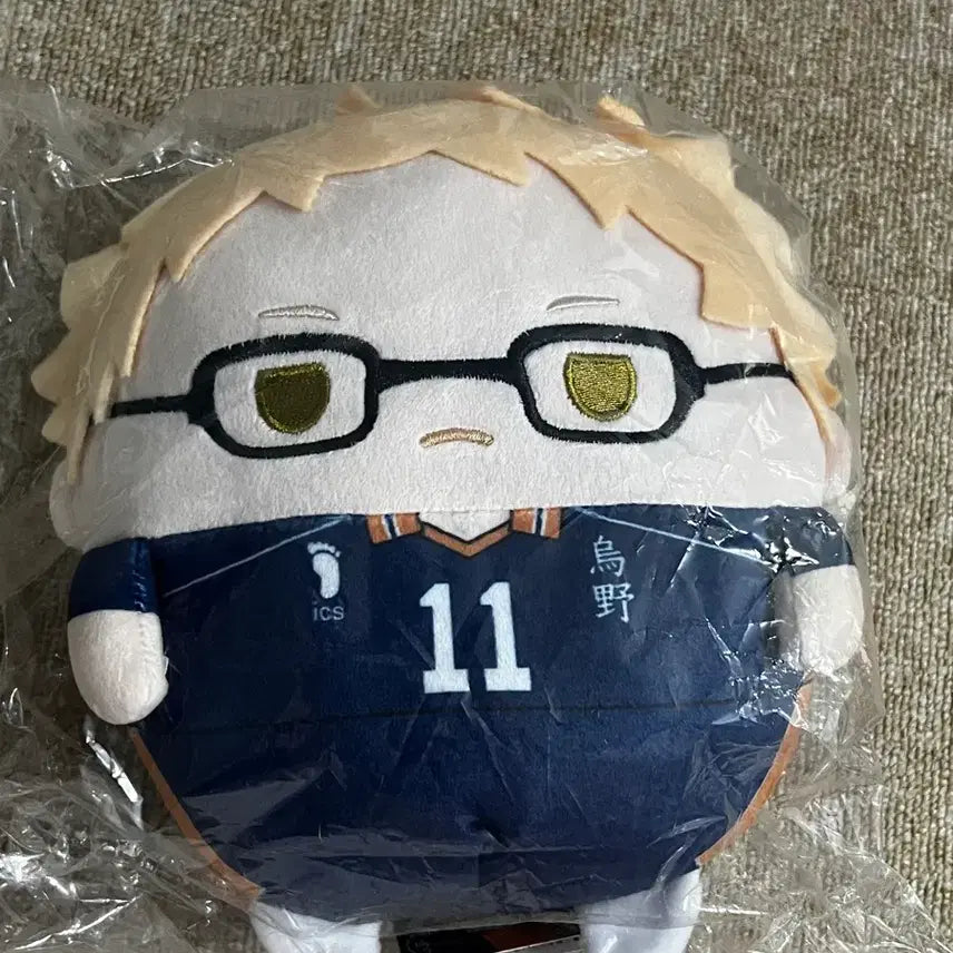 [BUNJANG] Haikyuu!! Tsukishima Kei Uniform Fuwakororin Mascot / 하이큐 츠키시마 후와코로링m 경기복 유니폼