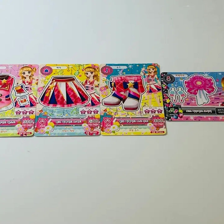 [BUNJANG] Aikatsu! Hoshimiya Ichigo School Uniform Card Set / 아이엠스타 하늘이 교복 스쿨룩 세트