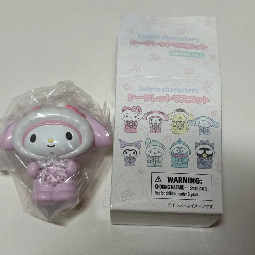 [BUNJANG] Sanrio Snow Padded Figure My Melody Random / 산리오 스노우 패딩 랜덤 피규어 마이멜로디 양도