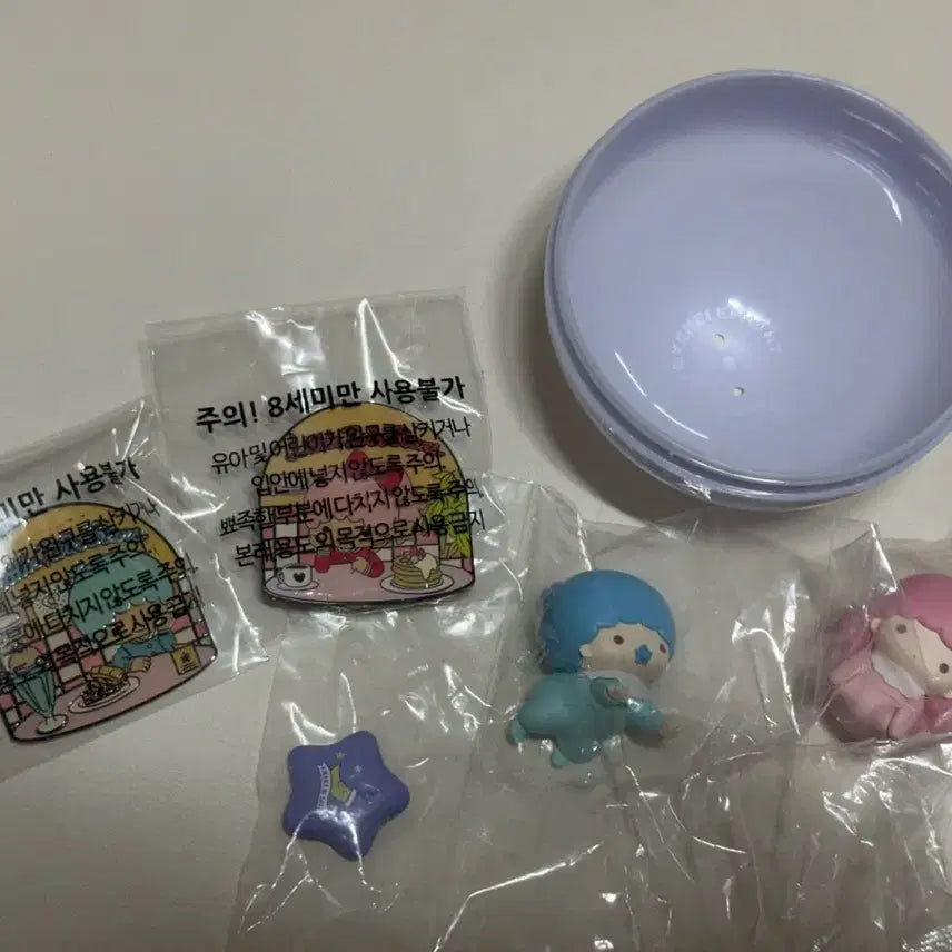 [BUNJANG] Sanrio Little Twin Stars Baby Gacha Metal Badge Bundle Set / 산리오 리틀트윈스타 베이비 가챠 / 메탈 뱃지 일괄 양도