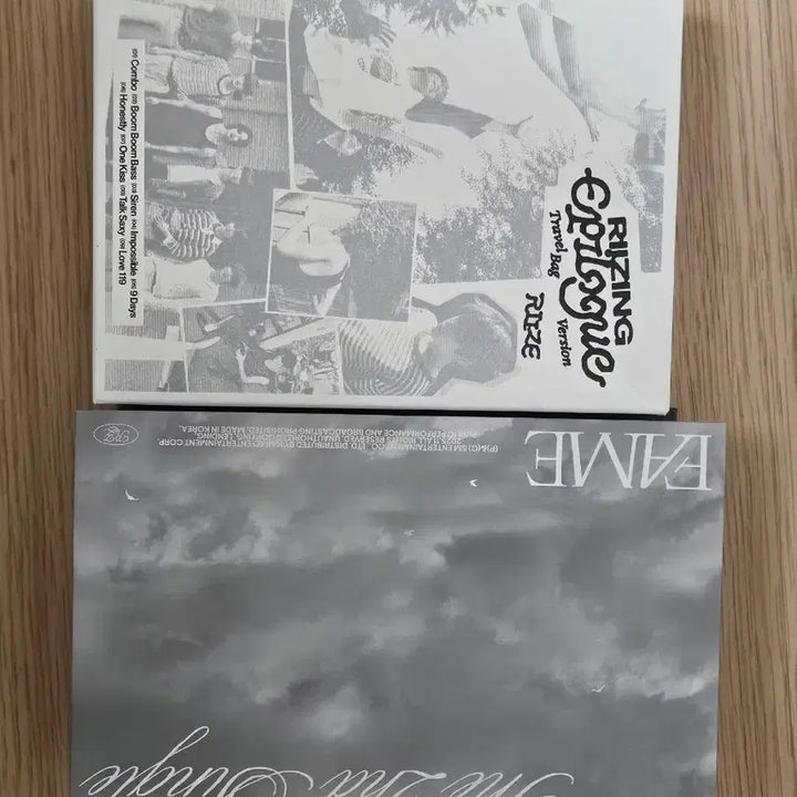 [BUNJANG] RIIZE RIIZING: Epilogue Travel Bag &amp; FAME Single Album Bundle Set / 라이즈 &