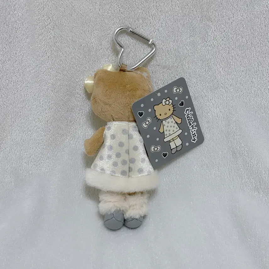 [BUNJANG] Hello Kitty Long-Legged Style-Up Dot Mascot Keyring Doll (Tanning Kitty) / 헬로키티 롱다리 스타일업 도트 마스코트 키링 인형 태닝키티
