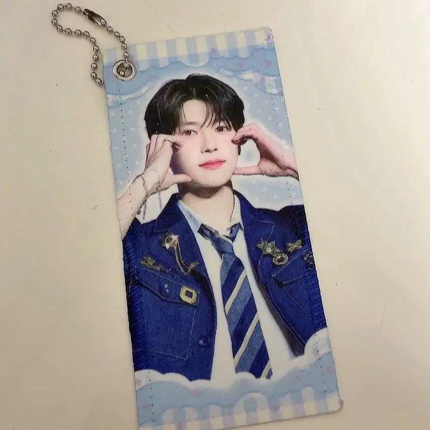 [BUNJANG] Sion Birthday Cafe Lucky Draw Mini Slogan Keychain / (양도) 미니슬로건 키링 시온 생카 위시