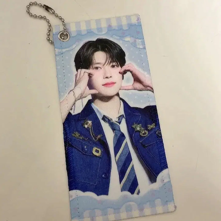 [BUNJANG] Sion Birthday Cafe Lucky Draw Mini Slogan Keychain / (양도) 미니슬로건 키링 시온 생카 위시