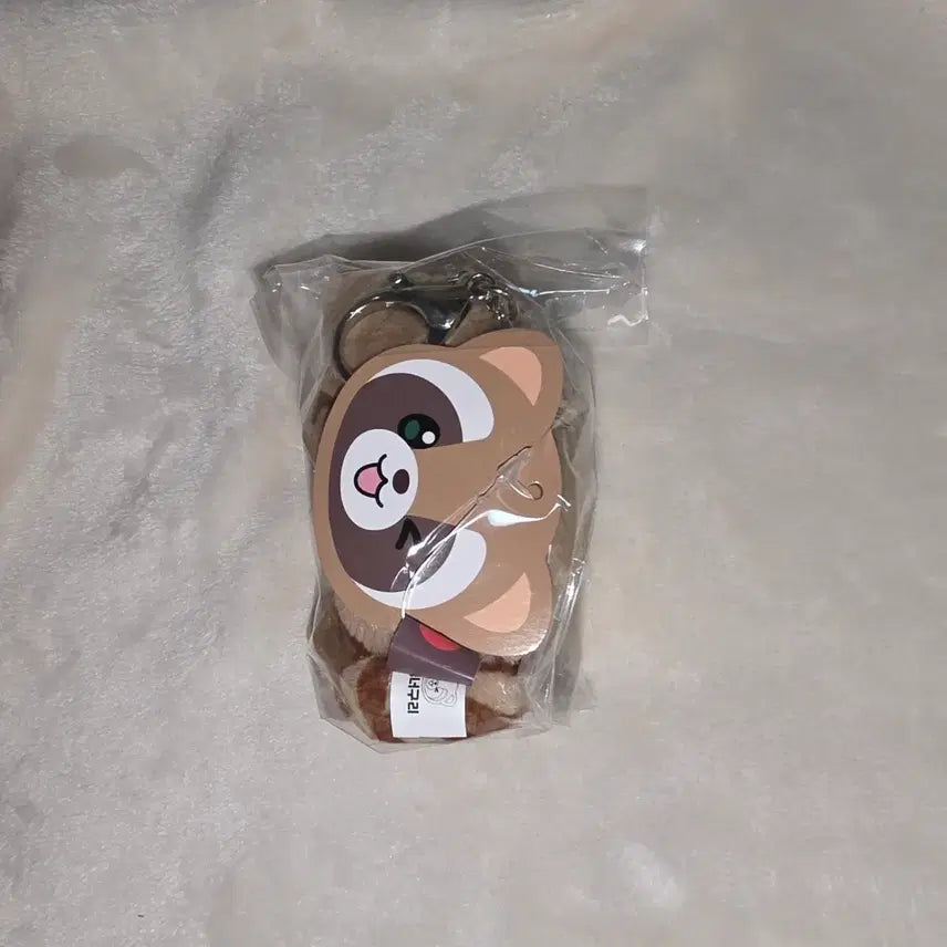[BUNJANG] Bokseul Raccoon Animal Plush Charm / 새상품/정품 복슬 너구리 라쿤 동물 인형 키링