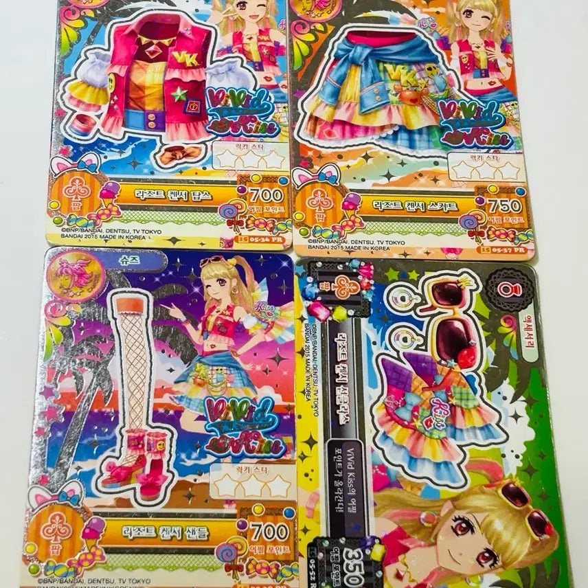 [BUNJANG] Aikatsu! Miru Vivid Kiss Resort Kanser Card Set / 아이엠스타 미르 프리미엄 리조트 켄서 카드 세트