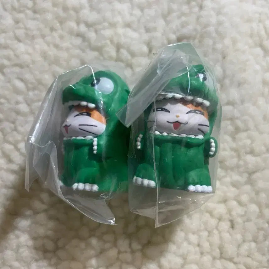 [BUNJANG] Hamtaro Godzilla Figure / 방가방가 햄토리 고질라 피규어 햄스터 초록 그린