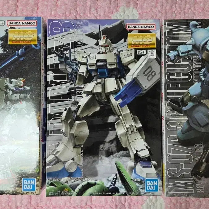 [BUNJANG] Master Grade 1/100 08th MS Team Gundam Model Kit Set (3 Types) / MG 08소대 건담 프라모델 3종 세트  판매합니다.