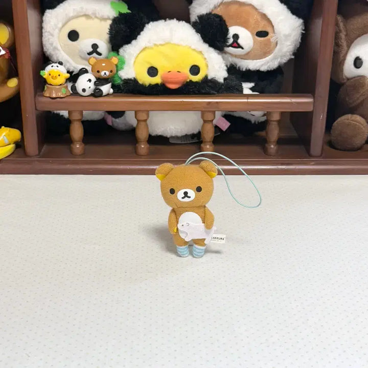 [BUNJANG] San-X Rilakkuma Polar Bear Plush Doll (2014 Release) / 고전 리락쿠마 북극곰 인형 똥사이즈