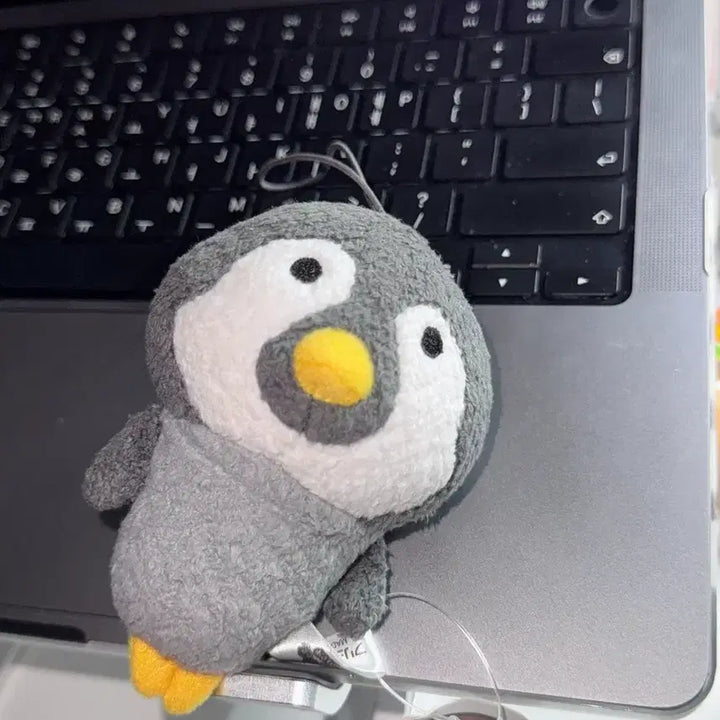 [BUNJANG] Rare Penguin Nameko Doll Keyring / 레어) 펭귄 나메코 인형 키링