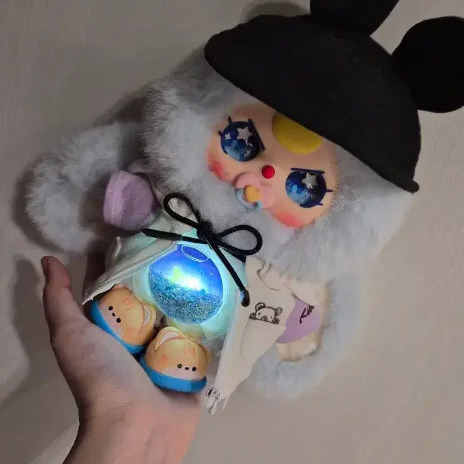 [BUNJANG] Baby Three Mochichi Custom Doll Keychain / 불3개) 베이비쓰리 모치치 미키 커스텀 인형 키링