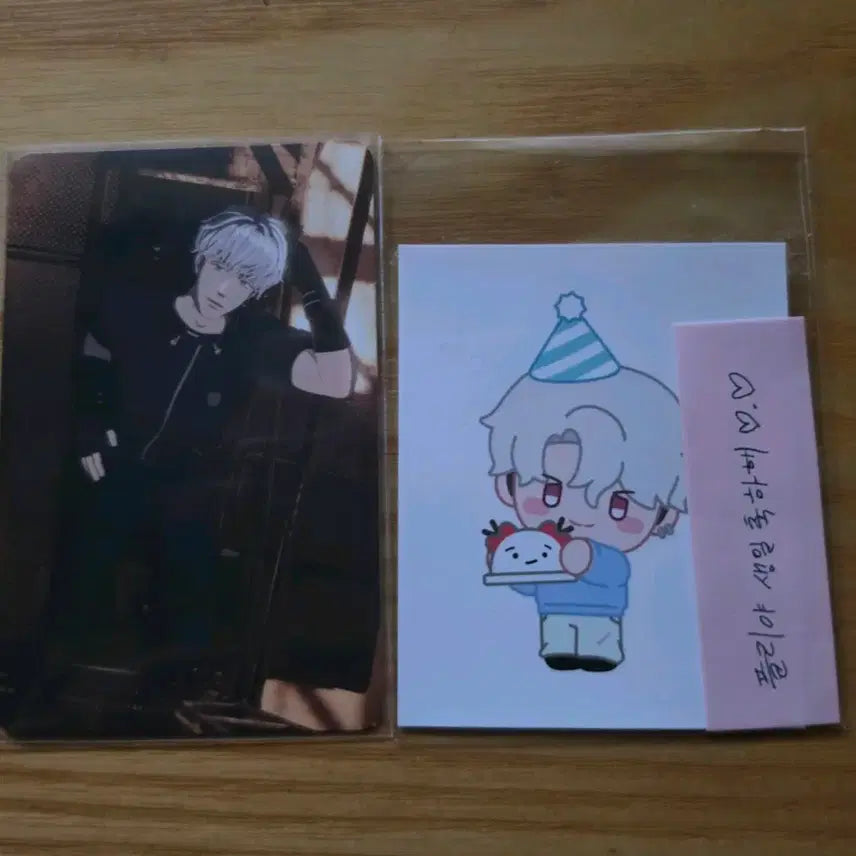 [BUNJANG] PLAVE X Cafe Eunho Message Sticker Photocard / 플레이브 십카페 포춘쿠키 은호 메시지 스티커 포카