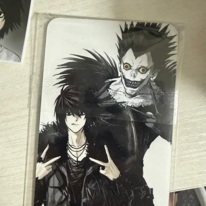 [BUNJANG] Death Note Sonim Illustration Ryuk L Photocard / 데스노트 쏘님 일러스트 류크 엘 L 포카