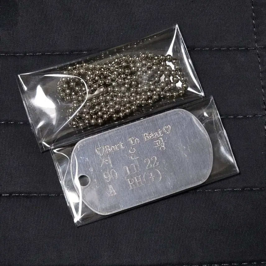 [BUNJANG] BTOB Seo Eunkwang Dog Tag Necklace / Keyring / 비투비 서은광 군번줄 목걸이 / 키링