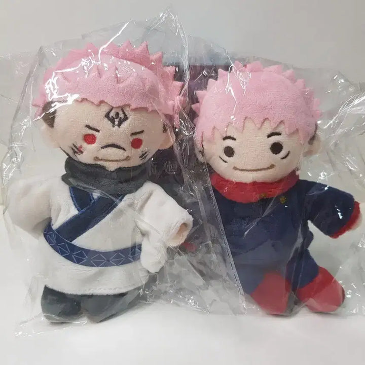 [BUNJANG] Jujutsu Kaisen Exhibition Secret Ryomen Sukuna &amp; Yuji Itadori Osuwari Plush / (미개봉)주술회전 전시회 시크릿 스쿠나 이타도리 유지 오스와리 누이