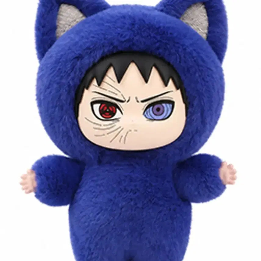 [BUNJANG] Naruto Uchiha Obito Kitten Plush / 나루토 - 우치하 오비토 키튼 랜드 인형
