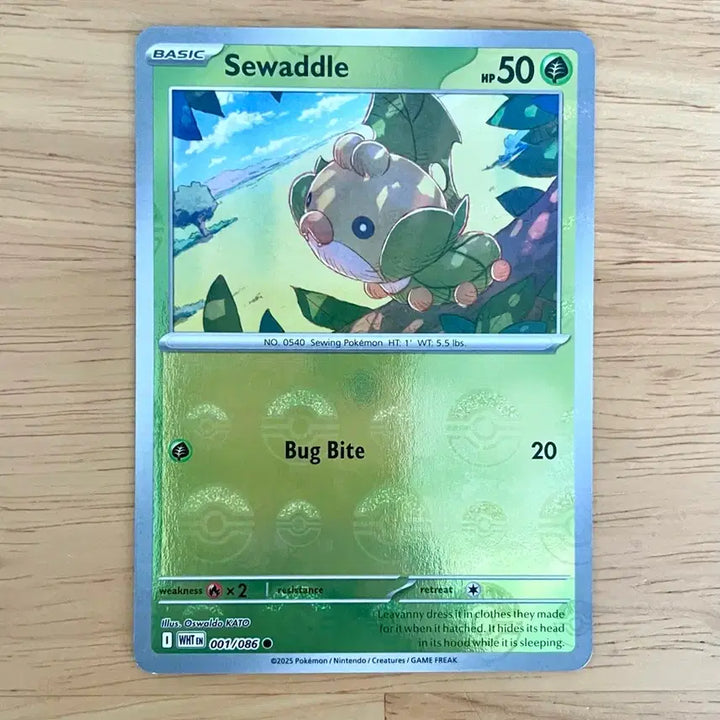 [BUNJANG] Pokemon Card Double Trouble Monster Ball Holo 001/086 / 북미 포켓몬카드 두르보 몬스터볼 홀로카드 001/086