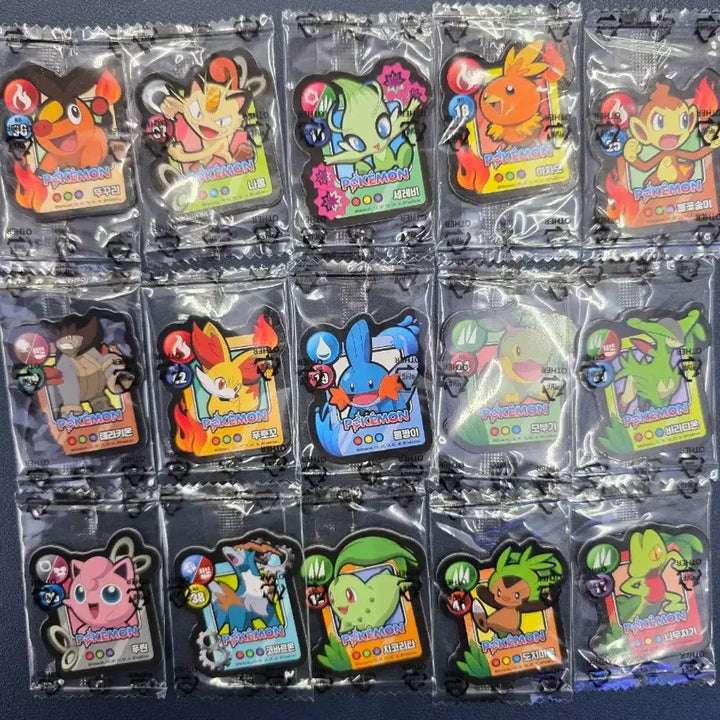 [BUNJANG] Pokemon Cookie Magnet / 포켓몬쿠키 마그넷 13개일괄