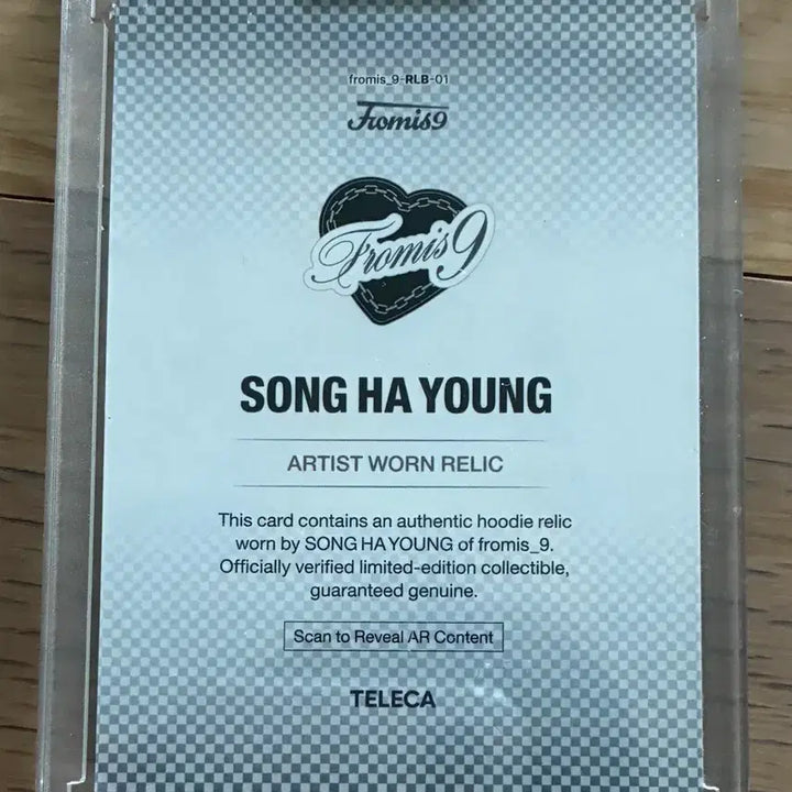 [BUNJANG] fromis_9 Song Hayoung Teréca Relic Hoodie / 프로미스나인 송하영 테레카 렐릭 후디