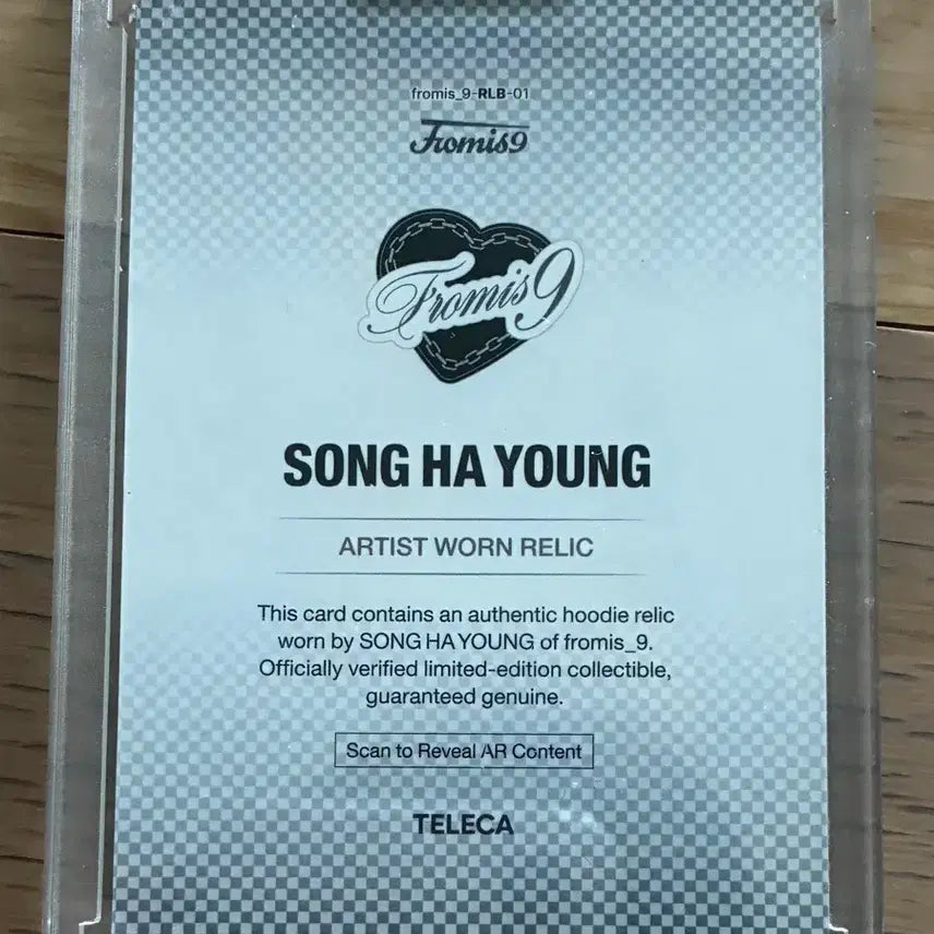 [BUNJANG] fromis_9 Song Hayoung Teréca Relic Hoodie / 프로미스나인 송하영 테레카 렐릭 후디
