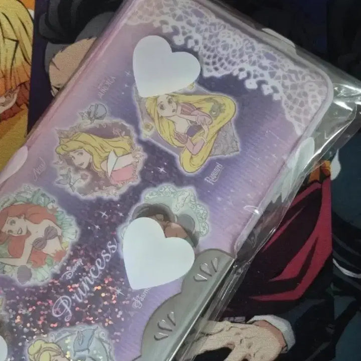 [BUNJANG] Disney Princess Hologram Pencil Case - Classic Vintage Stationery / 디즈니 프린세스 홀로그램 필통 공주 고전문구 고전필통