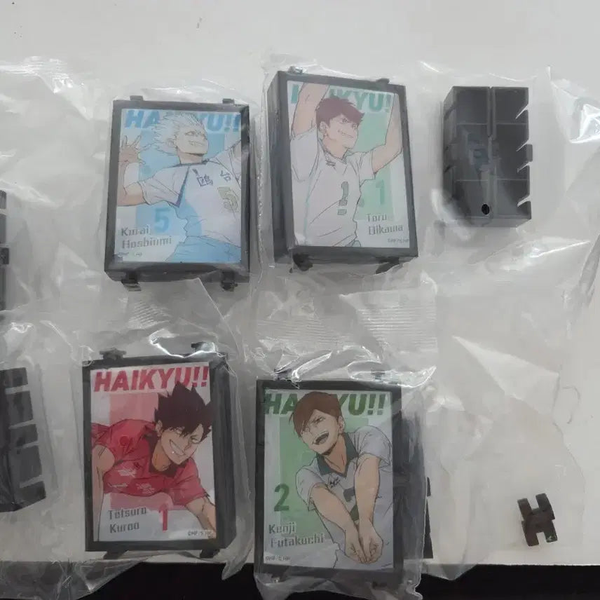 [BUNJANG] Haikyuu!! Gacha Sealed Bundle Set (4 items) / 하이큐가챠 미개봉 4개 일괄