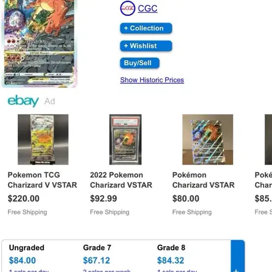 [BUNJANG] Pokemon Charizard VSTAR Promo Card (North America) / 북미 포켓몬카드 리자몽 vstar 프로모 유니버스