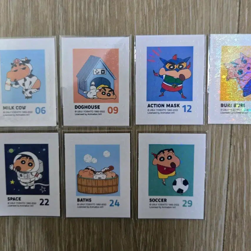 [BUNJANG] Crayon Shin-chan Sticker Collection / 짱구 우표 띠부씰,초코비 띠부씰등