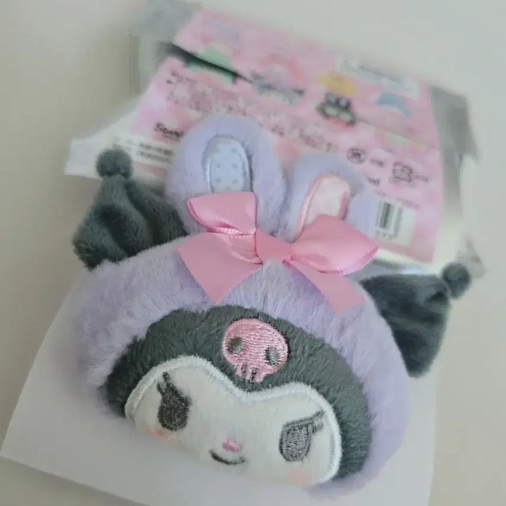 [BUNJANG] Sanrio Kuromi Secret Hair Clip Spring Rabbit / 산리오 시크릿 헤어 클립 스프링 래빗 쿠로미