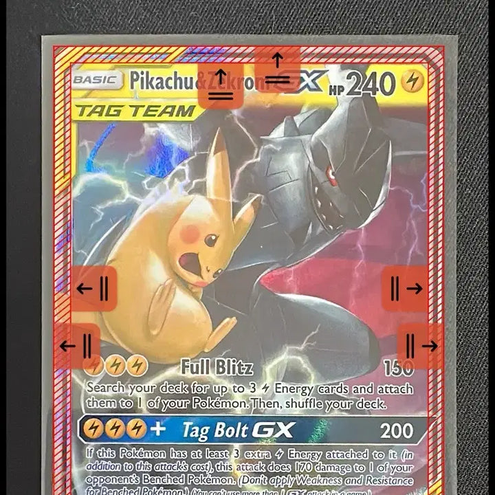 [BUNJANG] Pokemon Card Pikachu &amp; Zekrom GX Tag Team - Graded (North America) / 북미 포켓몬카드 등급용 피카츄 제크로무 GX 태그팀