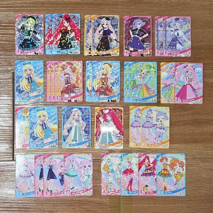 [BUNJANG] I-Fri 2nd/3rd Gen Card Bundle Set (32 Cards Total, Includes Dark 3rd Gen) / [아이프리] 2/3성 카드 일괄 다크 3성 포함 (총 32장)