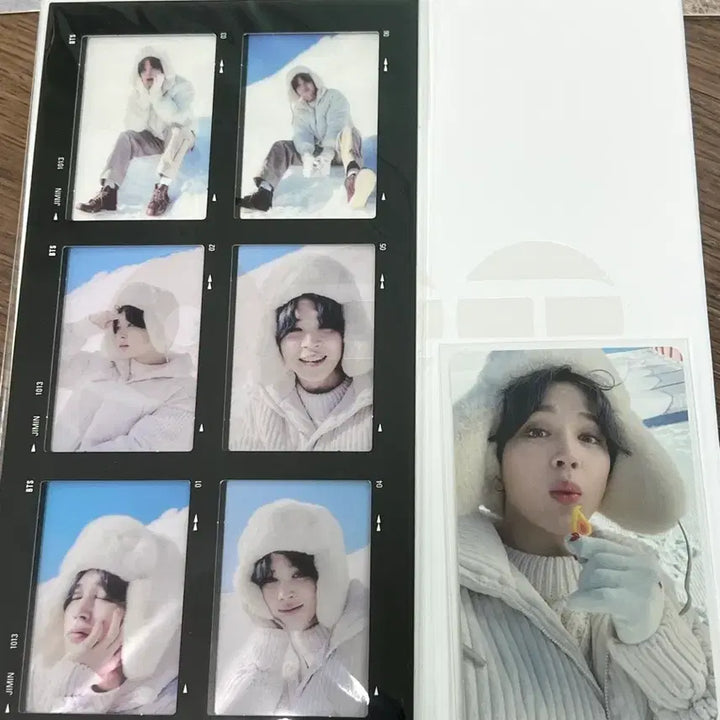 [BUNJANG] BTS 2021 Winter Package Jimin Photocard and Film Set / 방탄 2021 윈터패키지 풀구성 지민(포카, 필름 포함)