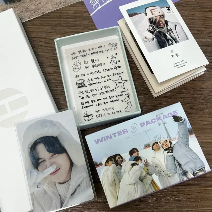 [BUNJANG] BTS 2021 Winter Package Jimin Photocard and Film Set / 방탄 2021 윈터패키지 풀구성 지민(포카, 필름 포함)