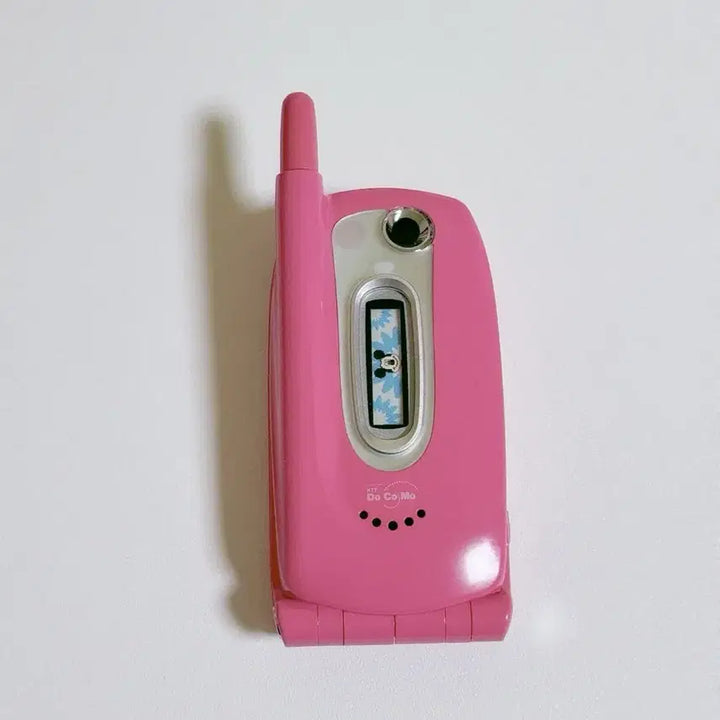 [BUNJANG] Docomo Folder Phone Mockup Hot Pink Mickey Mouse Design / 목업 도코모 폴더폰 핫핑크 목업 모형폰 미키마우스