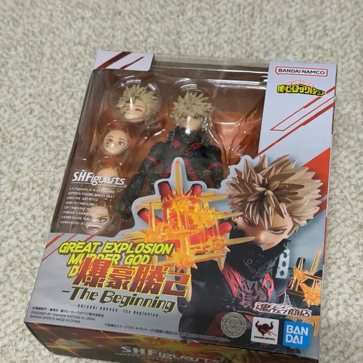 [BUNJANG] My Hero Academia Katsuki Bakugo The Beginning SHF Figure (Sealed) / [미개봉] 히로아카 바쿠고 shf 더 비기닝 피규어